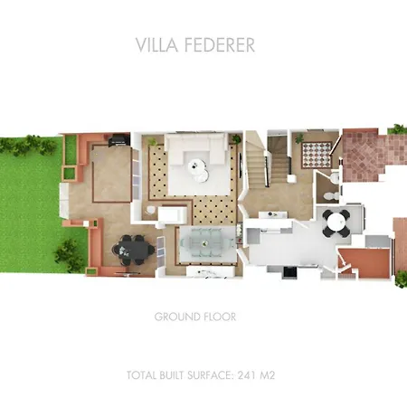度假居 Vacation - Federer, Cine Room, Bbq, New Decoration, Garage, Old Town Location, Big Communal Pool, Andalusian Garden, Walking To The *